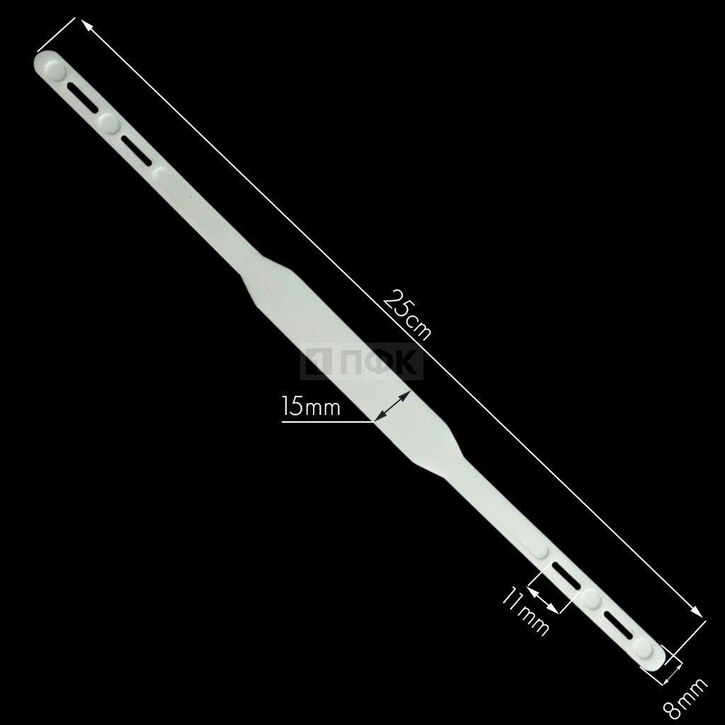 Штрипки цв белый (уп 500шт) Китай — ПФКР Штрипки цв белый (уп 500шт) Китай