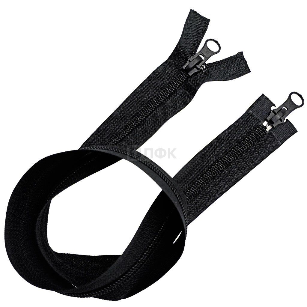 Молния спиральная (витая) тип 7 60см 2-ух замков разъем в две стороны цв 322 (уп 100шт) — ПФКР Молния спиральная (витая) тип 7 60см 2-ух замков разъем в две стороны цв 322 (уп 100шт)