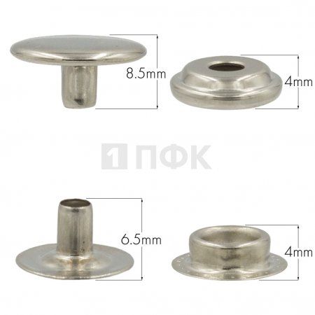 Кнопка для одежды 15мм №61 латунь цв никель (уп 720шт) STRONG Кнопка для одежды 15мм №61 латунь цв никель (уп 720шт) STRONG