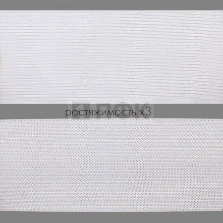 Резинка вязанная 70мм 25.9 гр/м цв белый (рул 40м/уп 160м) Резинка вязанная 70мм 25.9 гр/м цв белый (рул 40м/уп 160м)