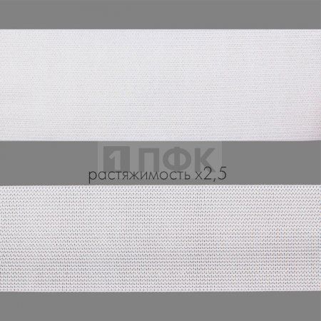 Резинка вязанная 50мм 18.5 гр/м цв белый (рул 40м/уп 240м) Резинка вязанная 50мм 18.5 гр/м цв белый (рул 40м/уп 240м)