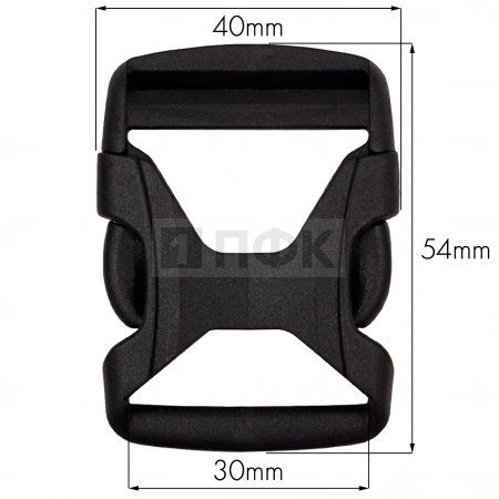 Фастекс FH-30 (защелка-трезубец) ПА 30мм цв черный (уп 1000шт) Фастекс FH-30 (защелка-трезубец) ПА 30мм цв черный (уп 1000шт)