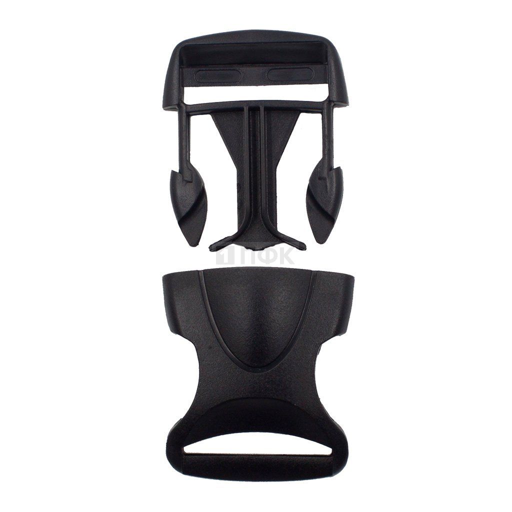 Фастекс Ф-130 (защелка-трезубец) ПП 30мм цв черный (уп 1000шт) — ПФКР Фастекс Ф-130 (защелка-трезубец) ПП 30мм цв черный (уп 1000шт)