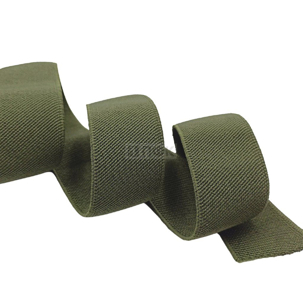 Резинка помочная 40мм цв хаки (уп 20м/160м) — ПФКР Резинка помочная 40мм цв хаки (уп 20м/160м)