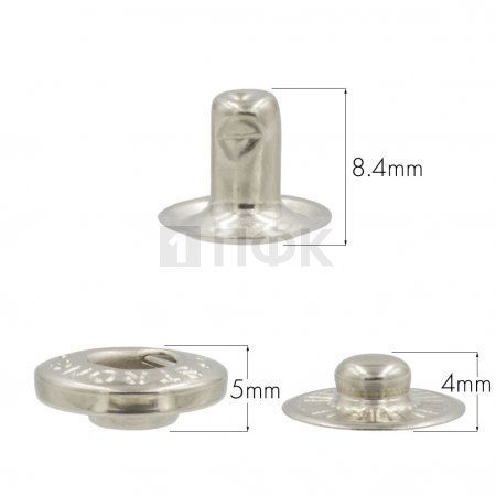 3 Части кнопки для одежды 15мм Альфа латунь цв никель (уп 720шт) STRONG 3 Части кнопки для одежды 15мм Альфа латунь цв никель (уп 720шт) STRONG