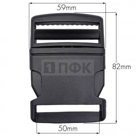 Фастекс (защелка-трезубец) арт.8921 ПП 50мм цв черный (уп 1000шт) Фастекс (защелка-трезубец) арт.8921 ПП 50мм цв черный (уп 1000шт)