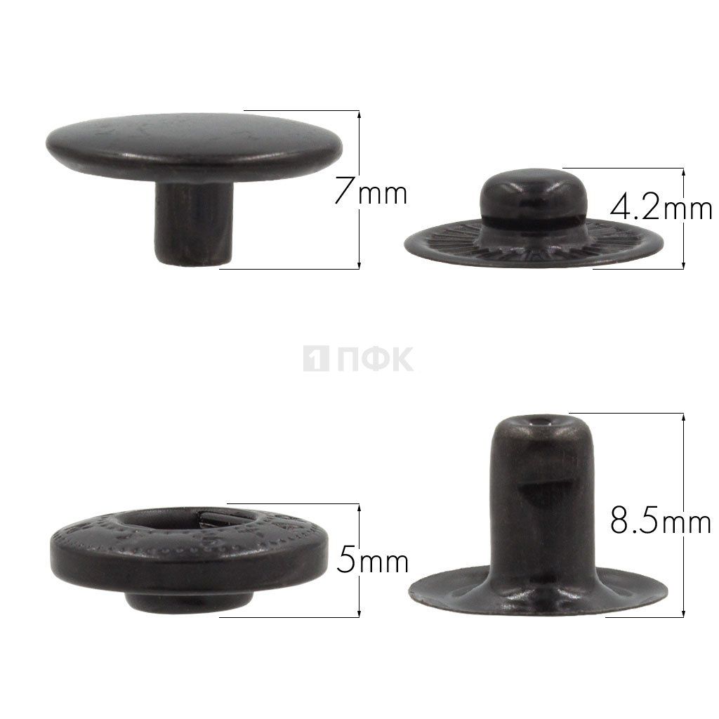 Кнопка для одежды 15мм Альфа латунь цв оксид (уп 720шт) NEW STAR  — ПФКР Кнопка для одежды 15мм Альфа латунь цв оксид (уп 720шт) NEW STAR