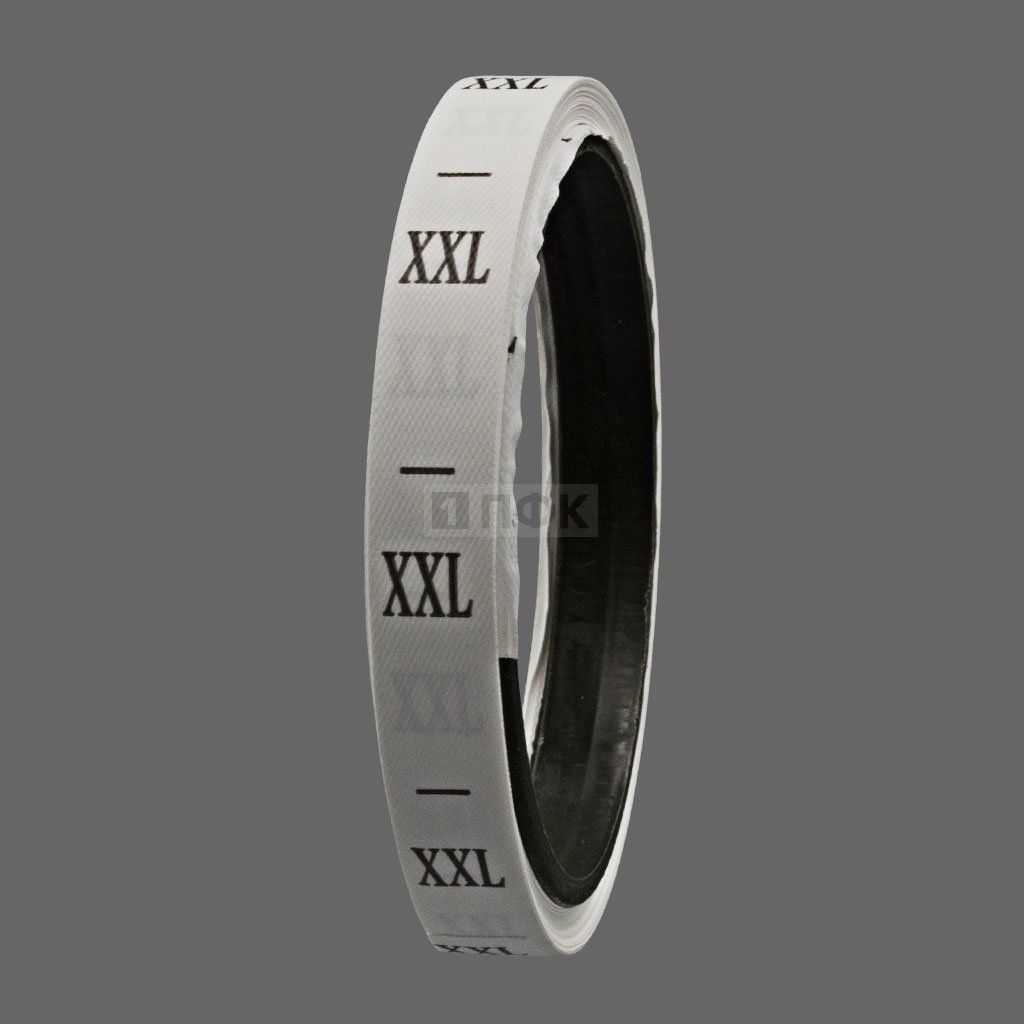 Размерная лента 1*2,5см арт.С14 (рул.270шт)  "XXL" (упак 20шт/кор 1000шт) — ПФКР Размерная лента 1*2,5см арт.С14 (рул.270шт)  "XXL" (упак 20шт/кор 1000шт)