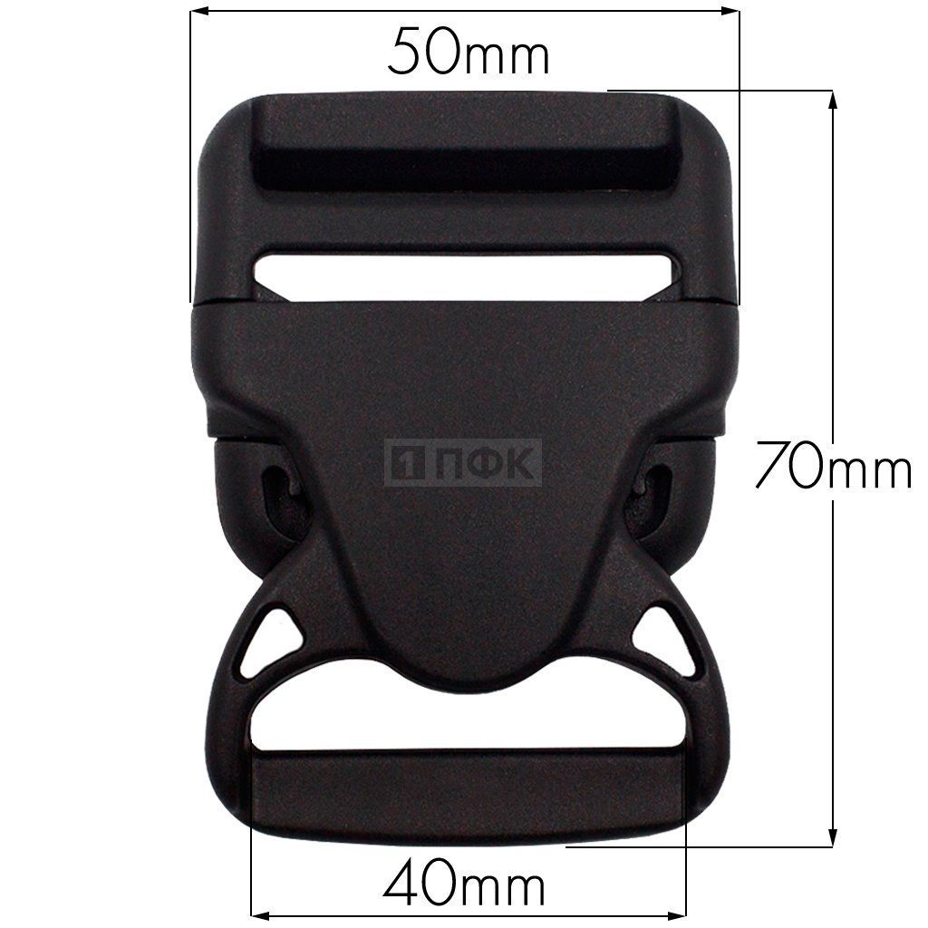 Фастекс НФ-40 (защелка-трезубец) ПА 40мм цв черный (уп 1000шт) — ПФКР Фастекс НФ-40 (защелка-трезубец) ПА 40мм цв черный (уп 1000шт)