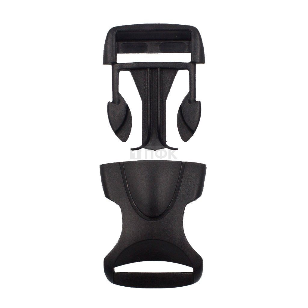 Фастекс Ф-125 (защелка-трезубец) ПФЛ 25мм цв черный (уп 1000шт) — ПФКР Фастекс Ф-125 (защелка-трезубец) ПФЛ 25мм цв черный (уп 1000шт)