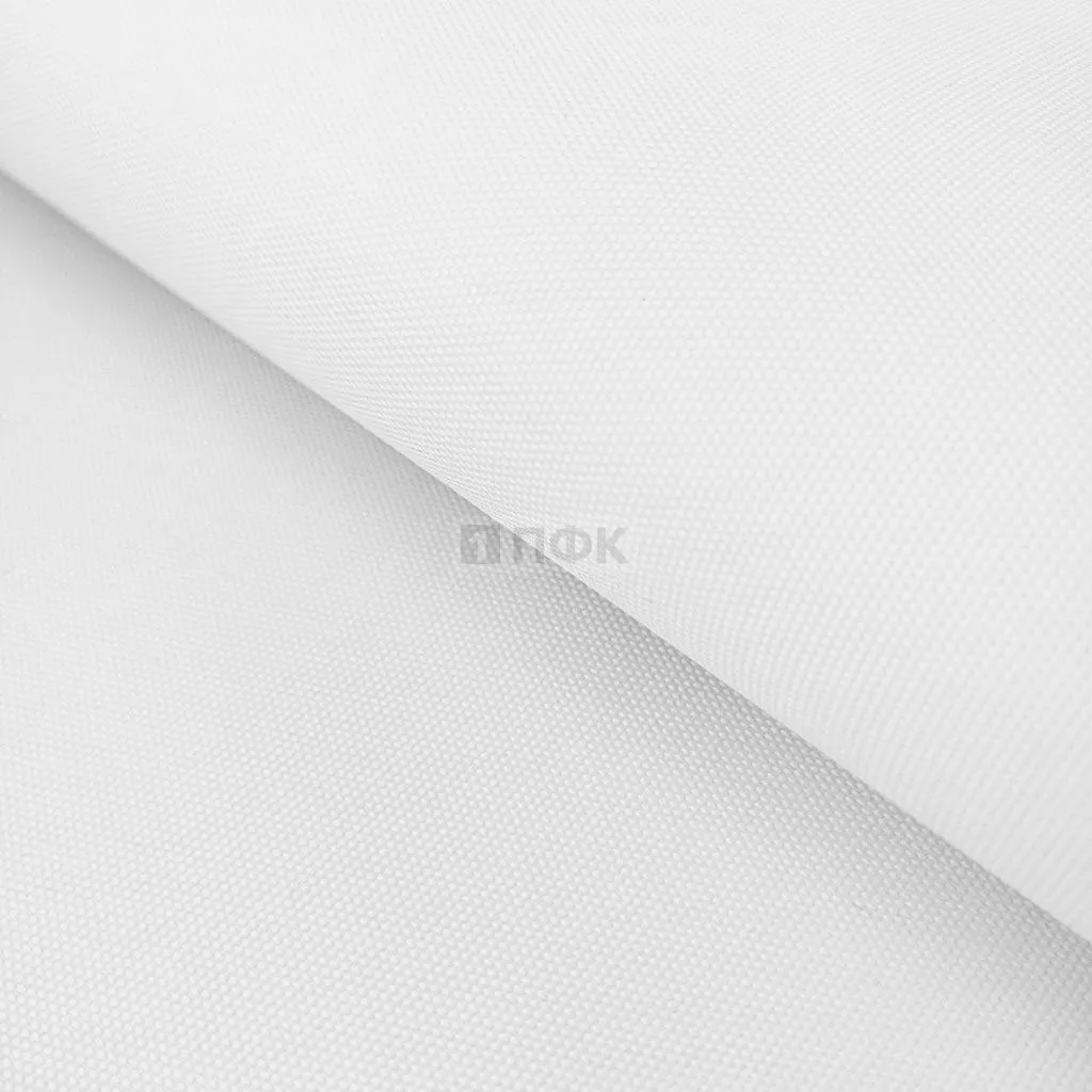 Ткань Oxford 240D PU1000 115гр/м2 шир 150см цв 101 белый (рул 100м)