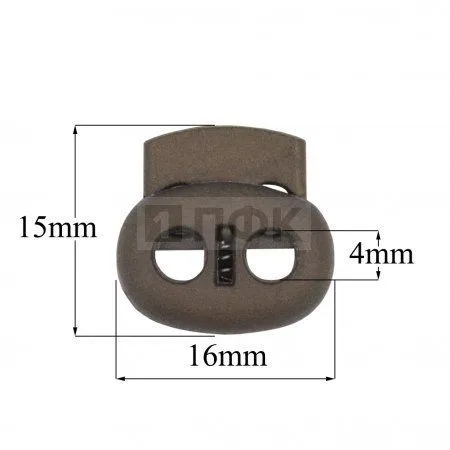 _Фиксатор для шнура 103-М(27002-СМ) ПП цв бронза (уп 1000шт)