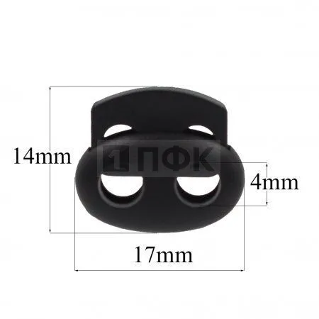 _Фиксатор для шнура 103-М(27002-СМ) ПП цв черный (уп 1000шт)